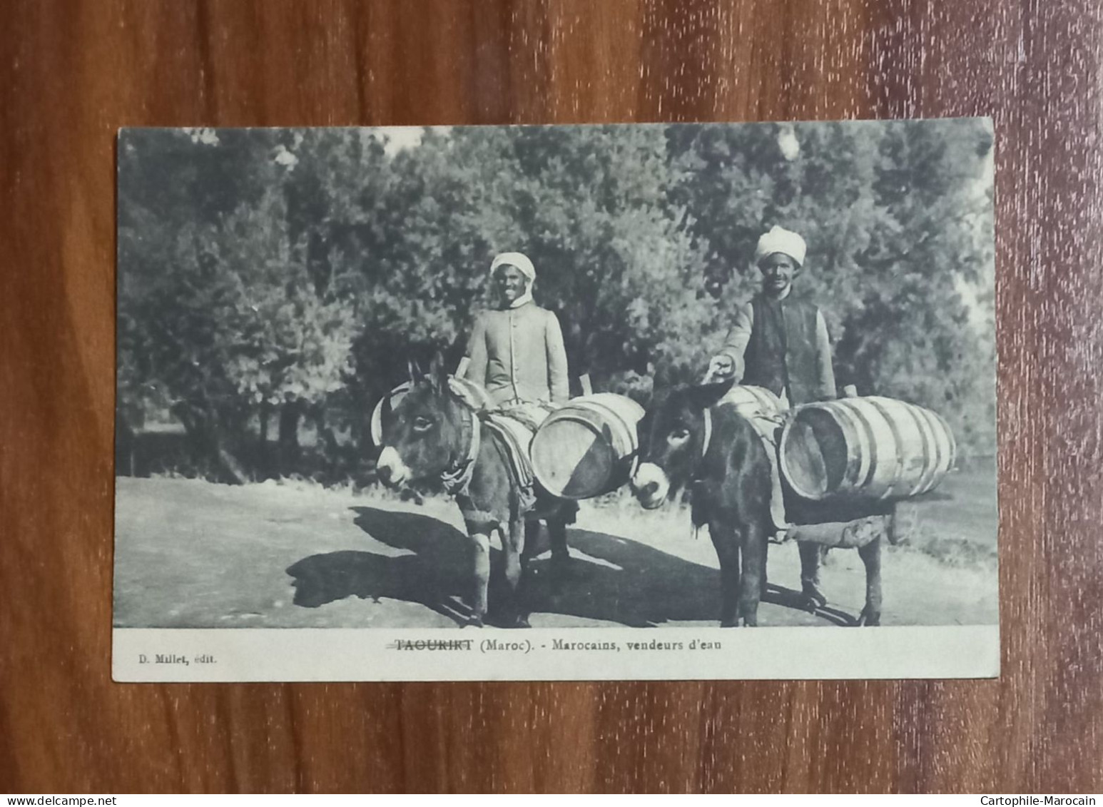 *A15*- Cp09 - TAOURIRT : Marocains, Vendeurs D'eau - RARE CLICHÉ - - Autres & Non Classés