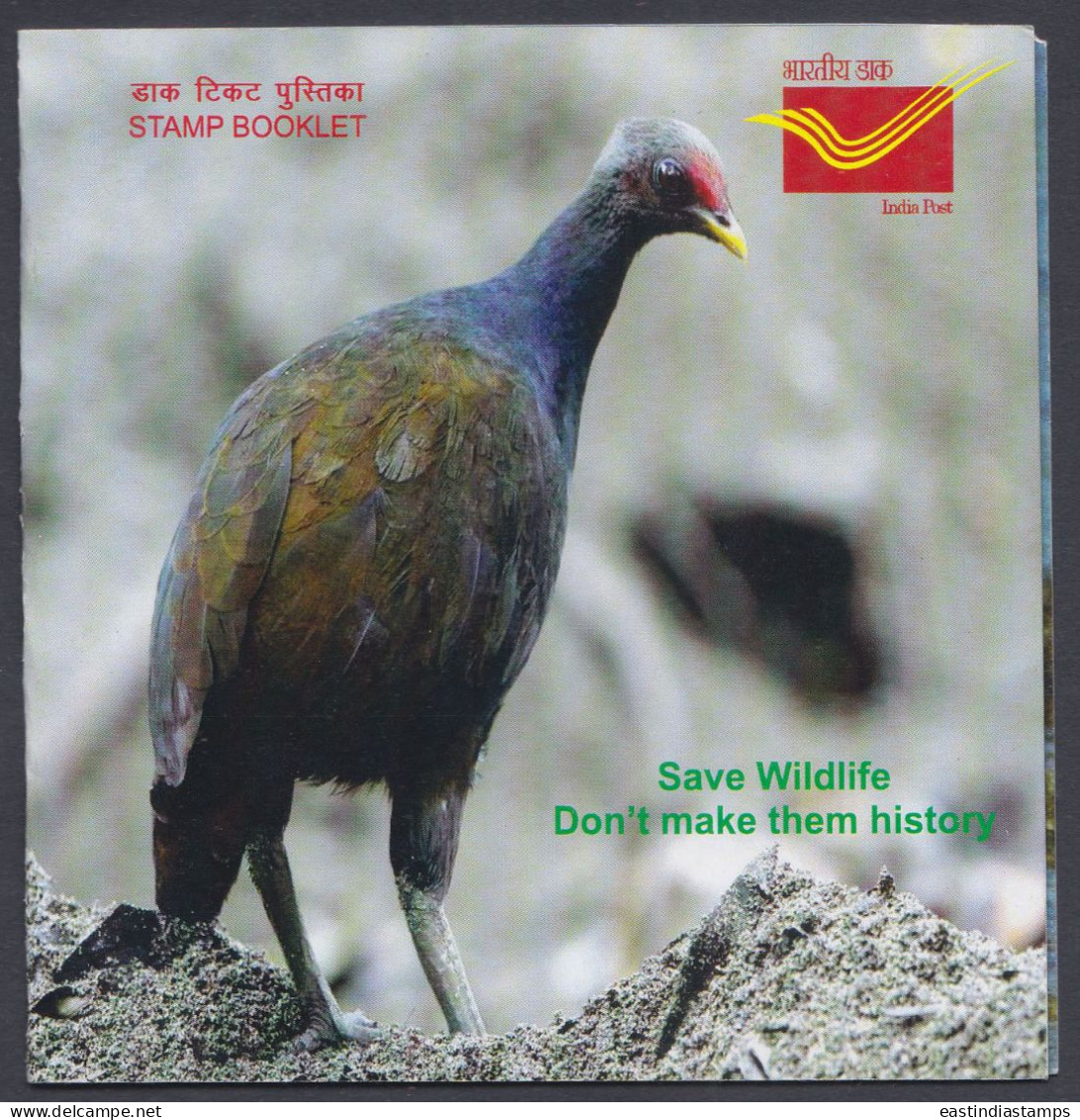 Inde India 2012 Mint Stamp Booklet Bird, Fowl, Frog, Monkey, Biodiversity, Animals, Forest, Animal, Birds - Other & Unclassified