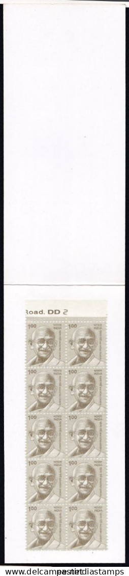 Inde India 2009 Mint Stamp Booklet Mahatma Gandhi, Indian Independence Leader, Social Reformer - Autres & Non Classés