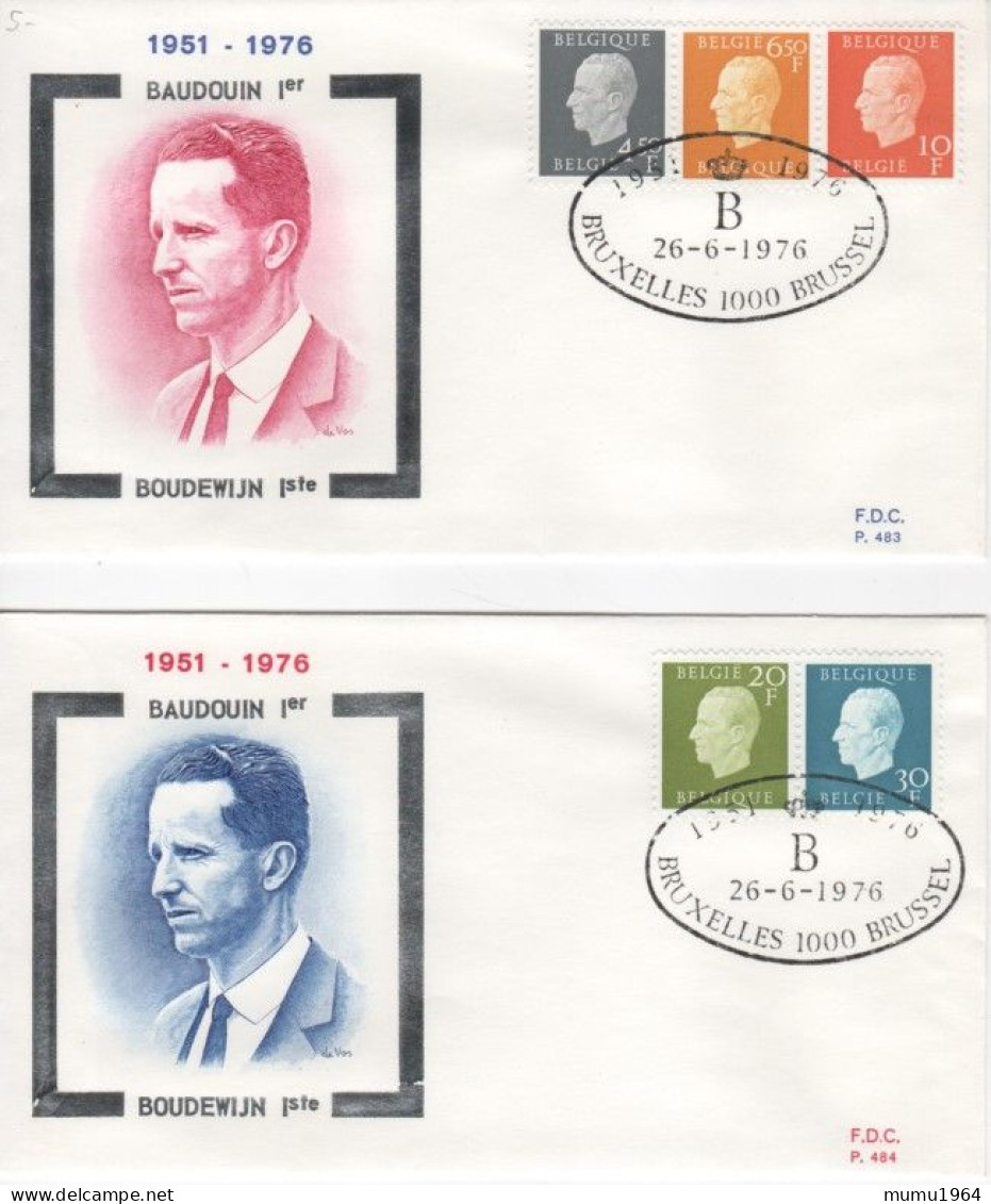 COB - FDC N° 483/84 - Timbre N° 1811/15 - 1971-1980