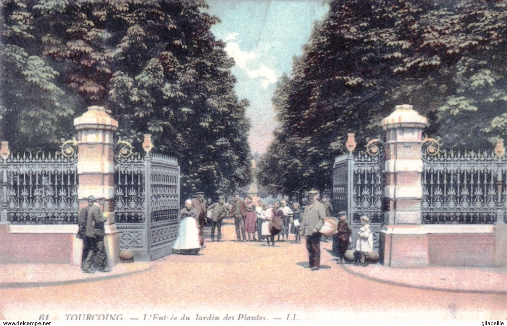 59 - TOURCOING - L'entrée Du Jardin Des Plantes - Tourcoing