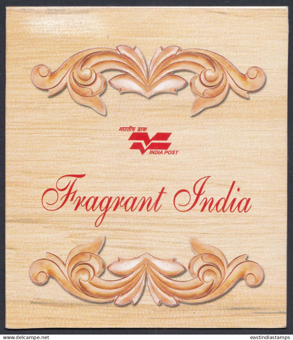 Inde India 2007 Mint Stamp Booklet Fragrant India, Flower, Flowers, Sandalwood, Rose, Roses, Fragrance - Autres & Non Classés