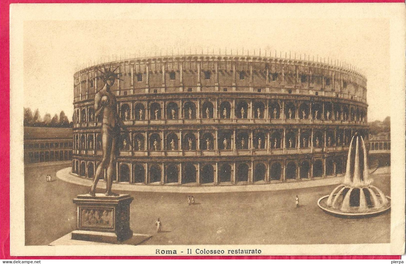 ROMA - IL COLOSSEO RESTAURATO - FORMATO PICCOLO - EDIZ. STA - NUOVA - Kolosseum