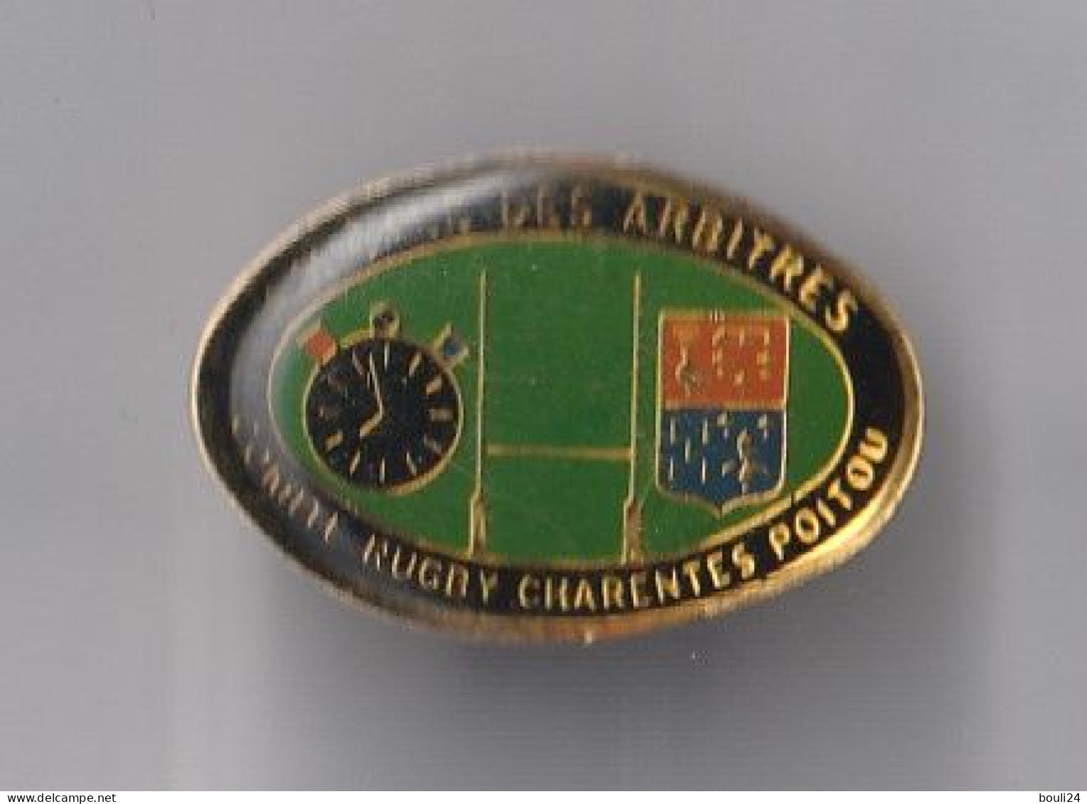 PIN'S THEME SPORT RUGBY AMICALE DES ARBRITES   COMITE  CHARENTES POITOU  RARE - Rugby