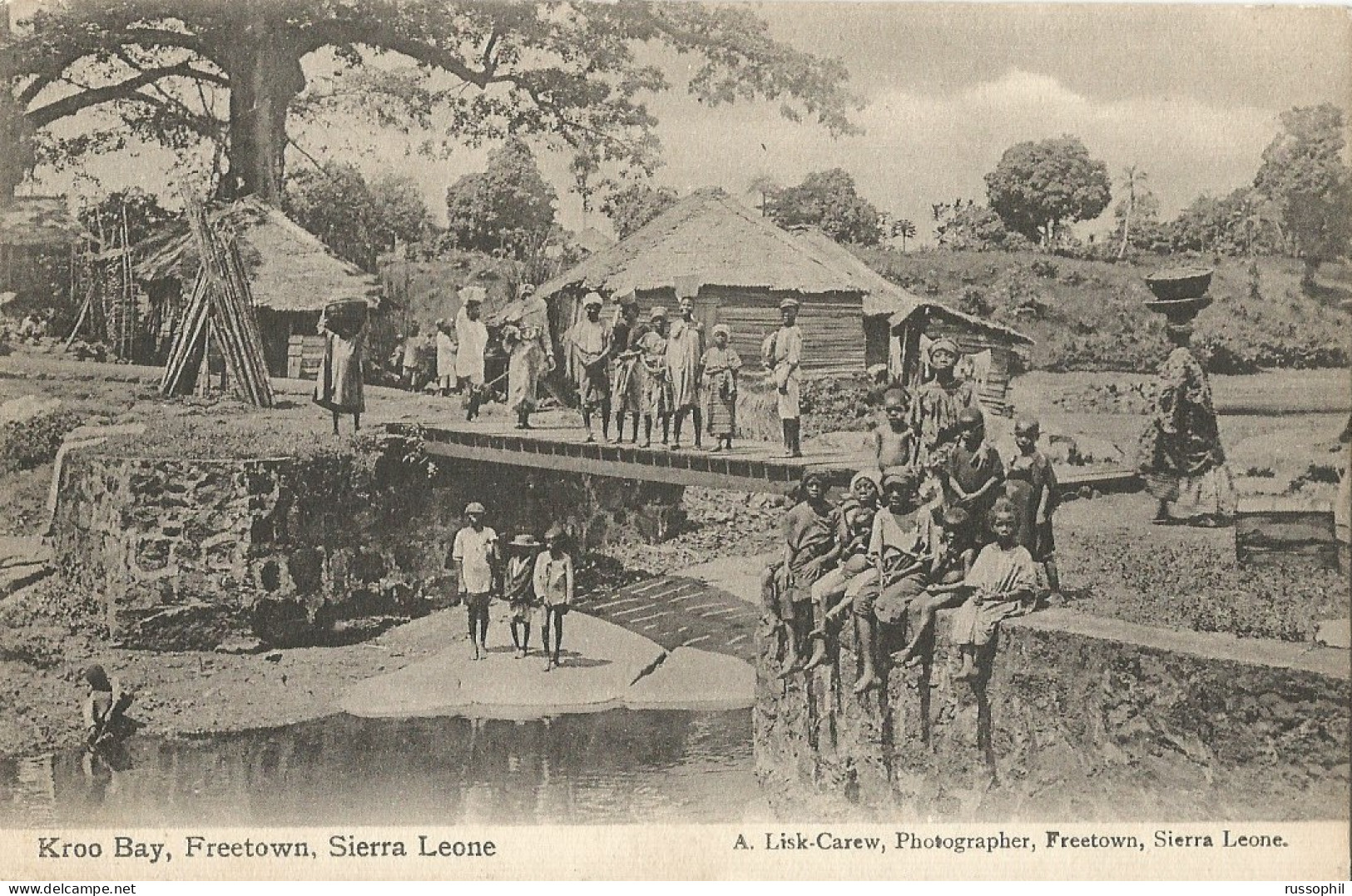 SIERRA LEONE - KROO BAY, FREETOWN - 1911 - Sierra Leone