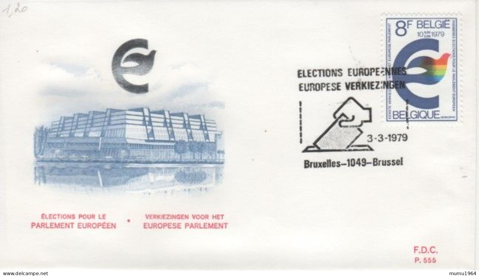 COB - FDC N° 555 - Timbre N° 1924 - 1971-1980