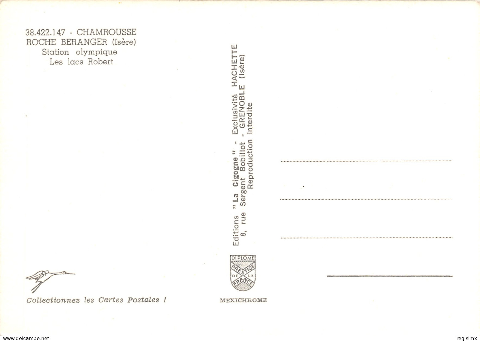 38-CHAMROUSSE-N°1016-E/0187 - Chamrousse
