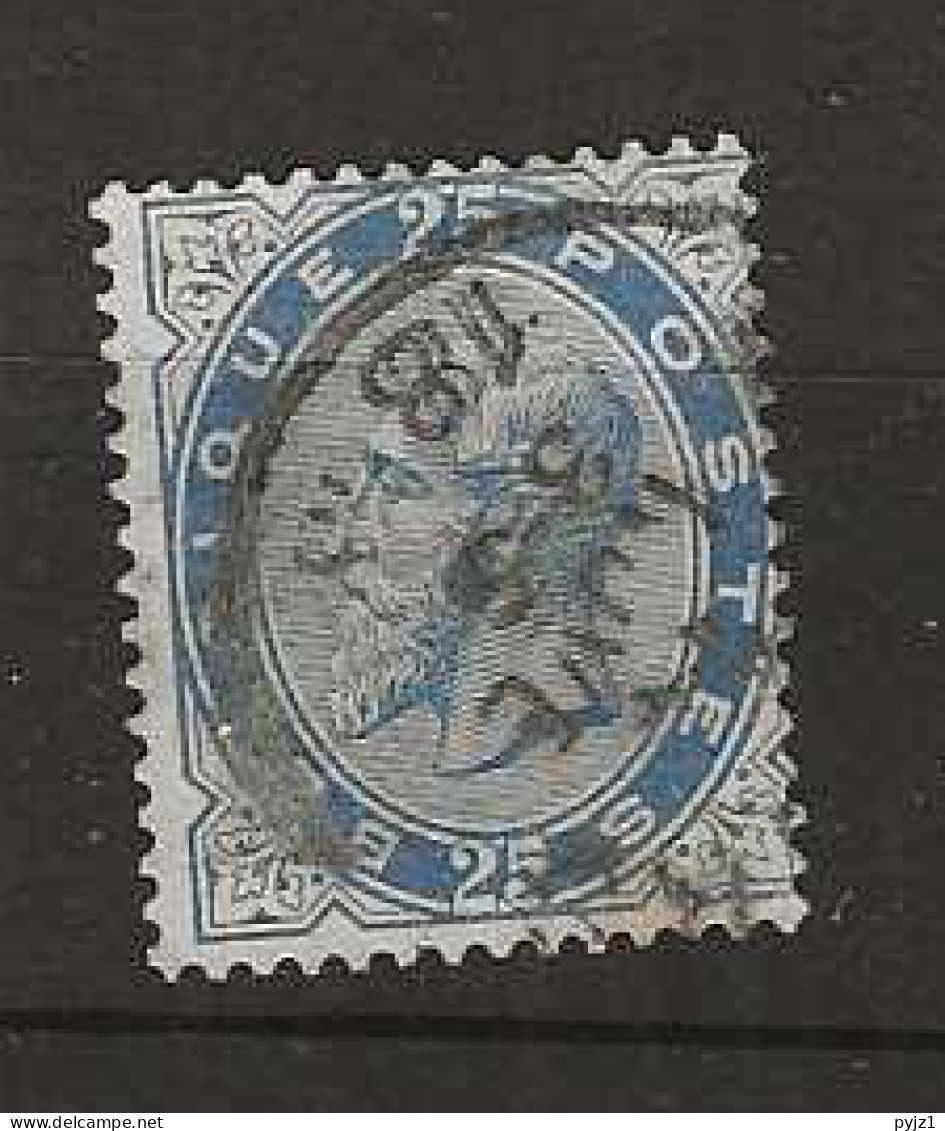 1883 USED Belgium Mi 37 - 1883 Léopold II