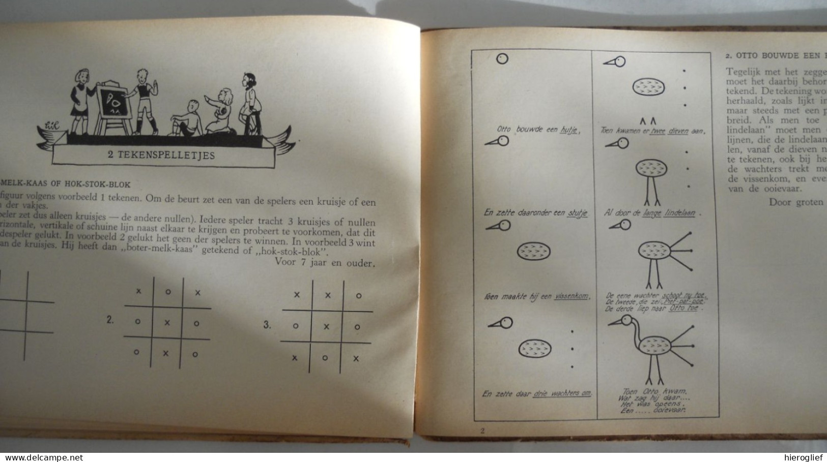 SPEL EN LIED 3 Vrolijke Vrienden - Door Ans M. Bos  & Marie J. De Haas / Den Haag Van Stockum & Zoon 1943 Kinderen Zang - Juniors