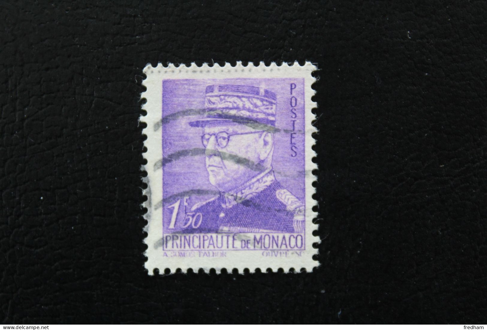 1942 Y&T NO MC 230 1F50 VIOLET PRINCE LOUIS II - Gebruikt