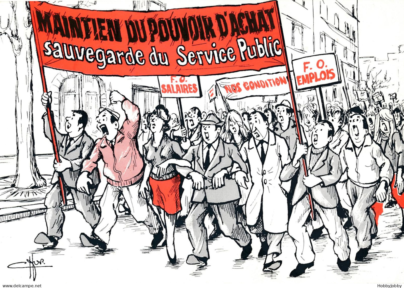 P.R.: MANTIEN DU POUVOIR D'ACHAT  SAUVEGARDE DU SERVICE PUBLIC To Jacques CHIRAC - Satirical