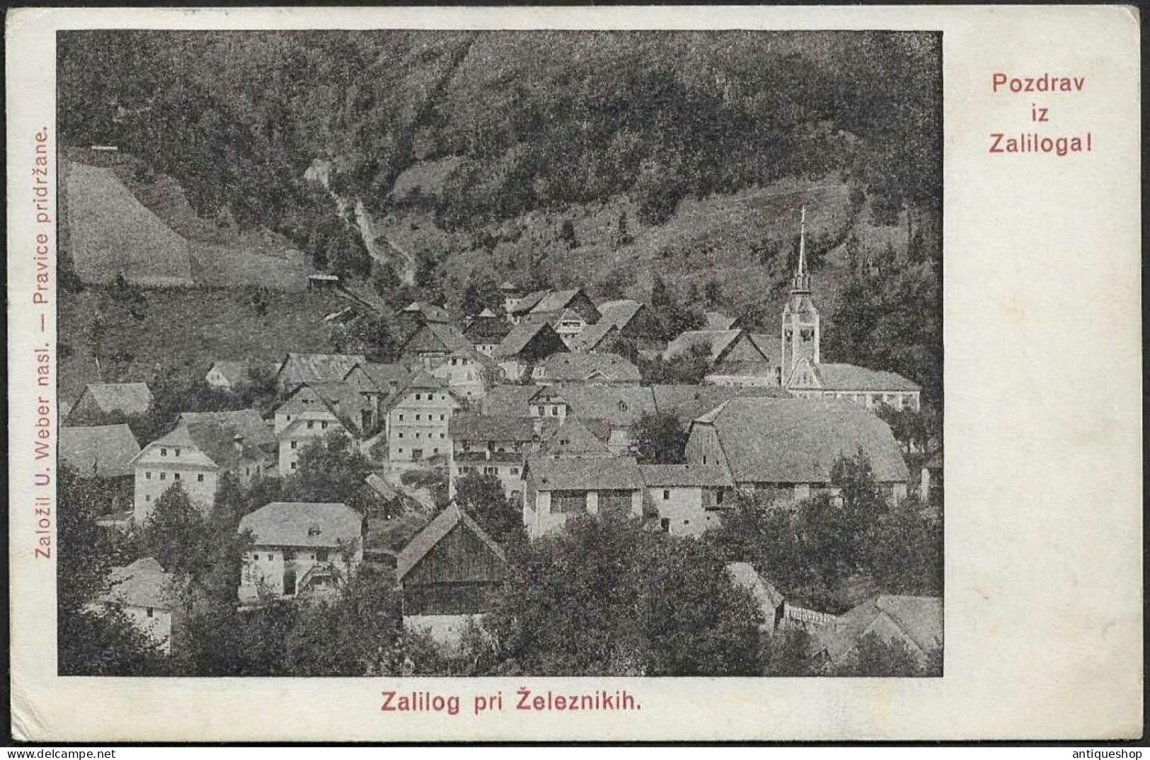Slovenia-----Zali Log-----old Postcard - Slowenien