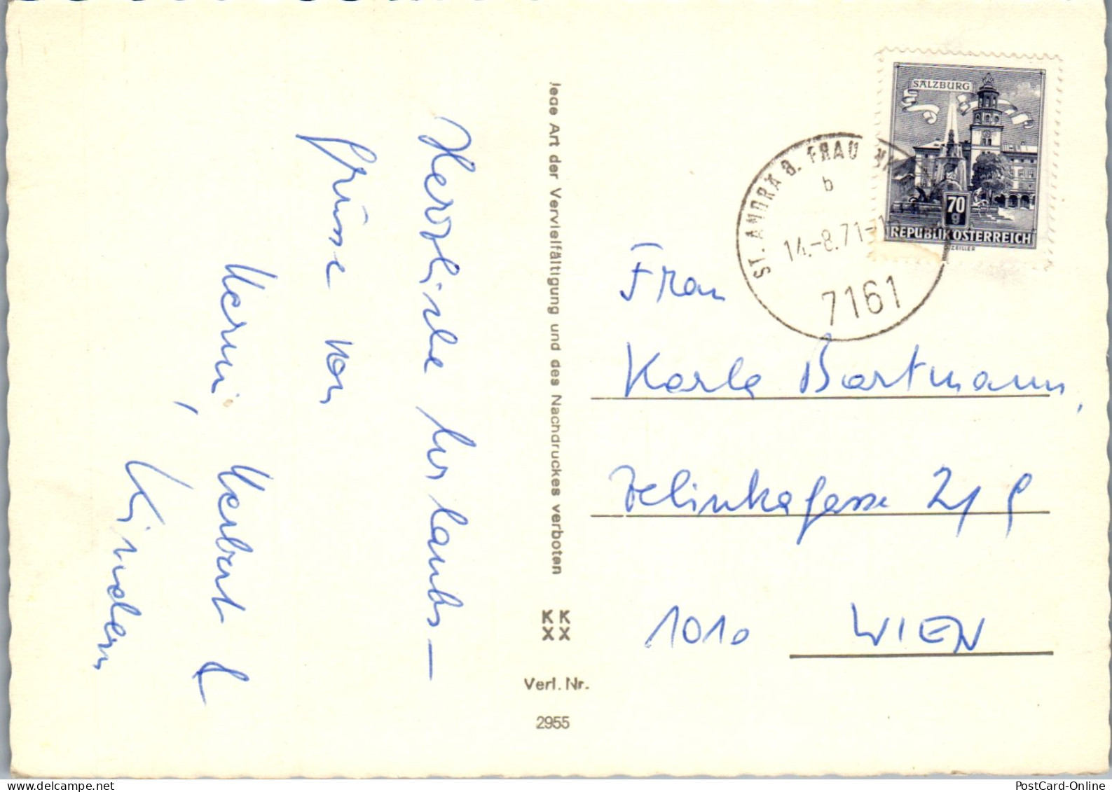 49598 - Burgenland - St. Andrä , Zicksee , Mehrbildkarte - Gelaufen 1971 - Neusiedlerseeorte