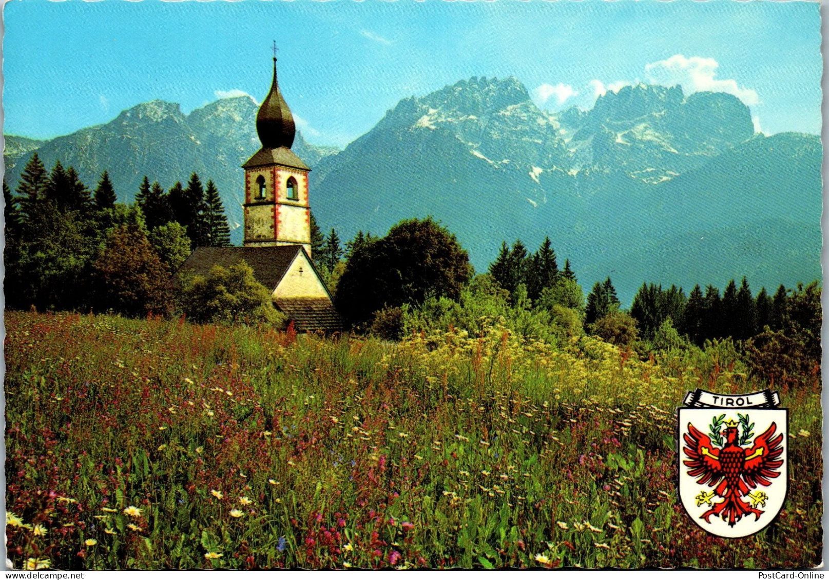 49526 - Tirol - Gödnach , Mit Kirche Zum Hl. Georg , Lienzer Dolomiten - Gelaufen 1982 - Dölsach