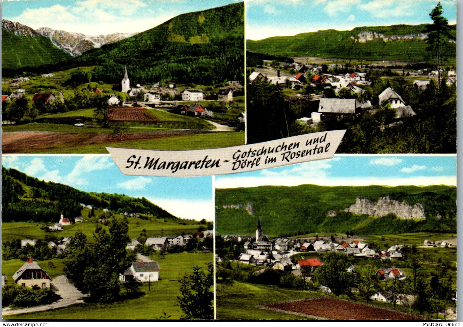 49516 - Kärnten - St. Margarethen , Im Rosental , Gotschuchen , Dörfl , Karawanken , Hochobir - Gelaufen  - Wolfsberg