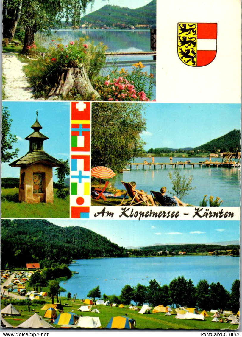 49462 - Kärnten - Klopeinersee , Mehrbildkarte - Gelaufen 1972 - Klopeinersee-Orte