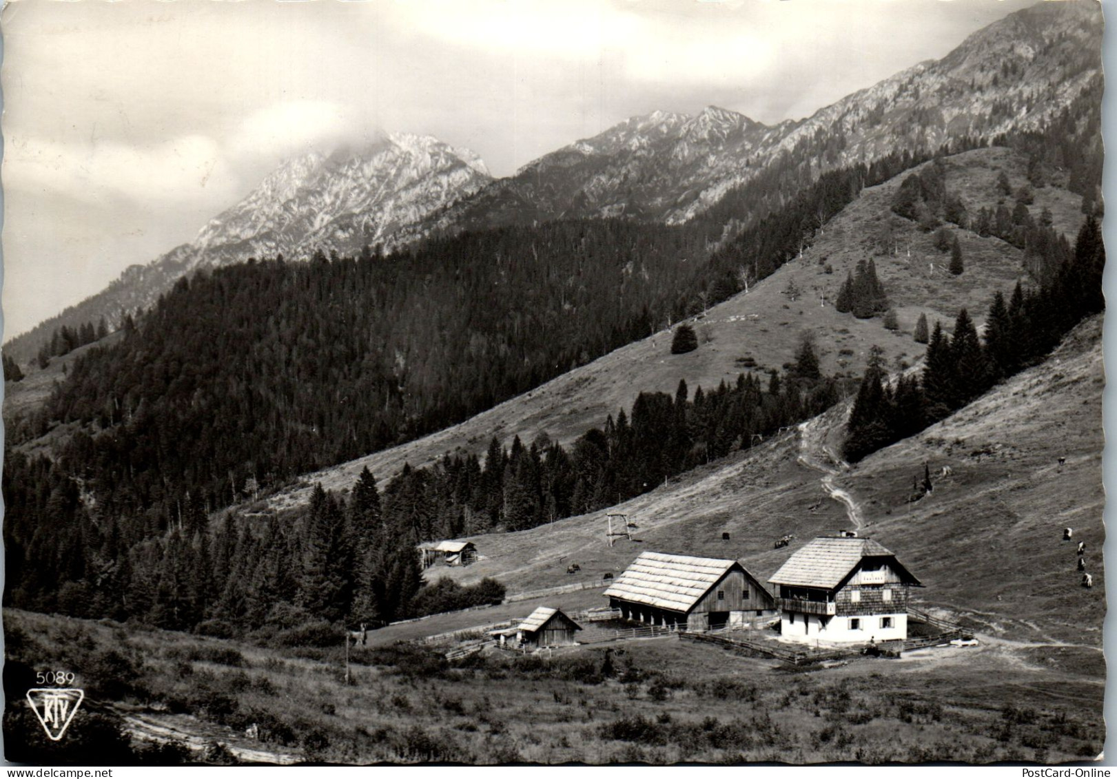 49417 - Kärnten - Möselalm , Mit Reißkofel - Gelaufen  - Weissensee