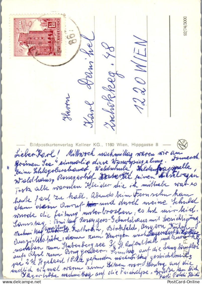 50374 - Steiermark - Krieglach , Alpl , Peter Rosegger's Waldheimat , Mehrbildkarte - Gelaufen  - Krieglach