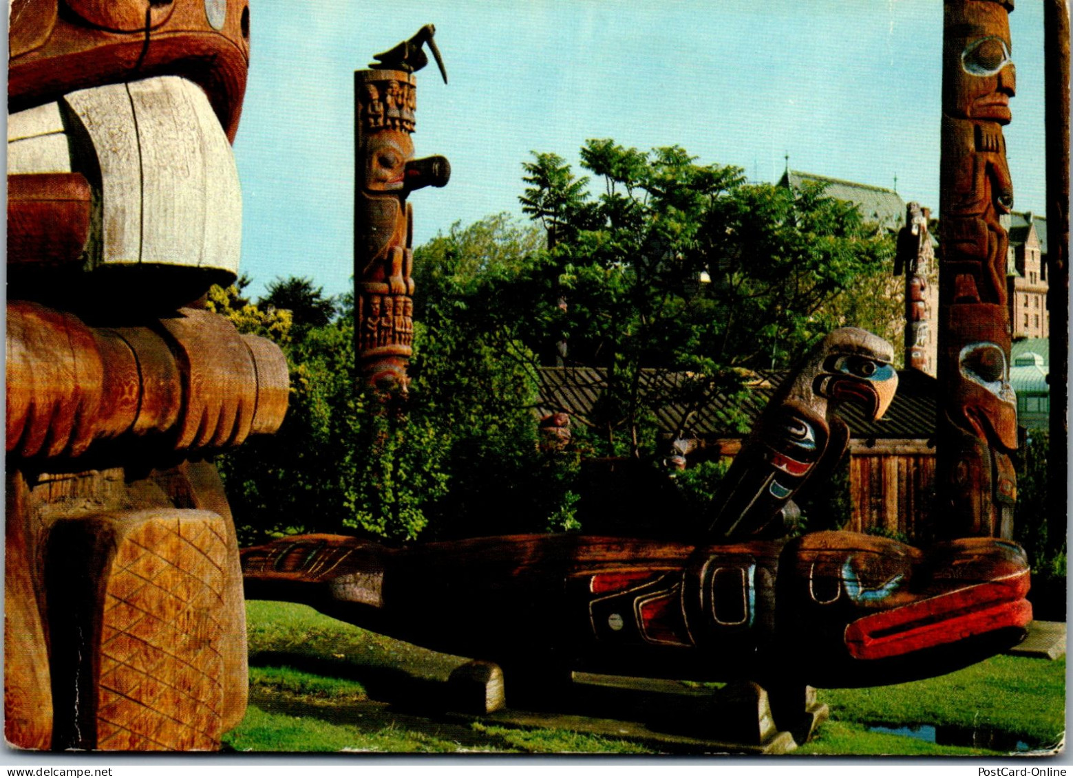 50012 - Canada - Victoria , Thunderbird Park , B. C. - Gelaufen 1973 - Victoria