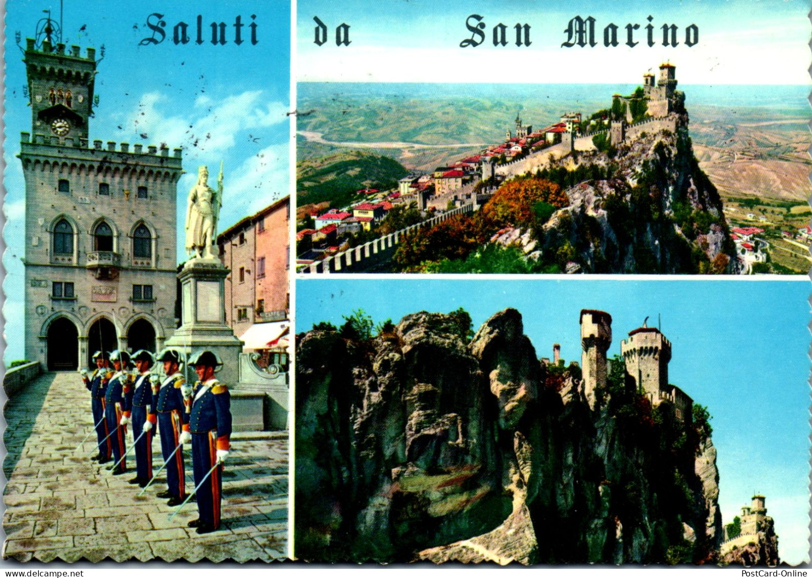 50886 - San Marino - R. S. , Mehrbildkarte - Gelaufen 1966 - San Marino