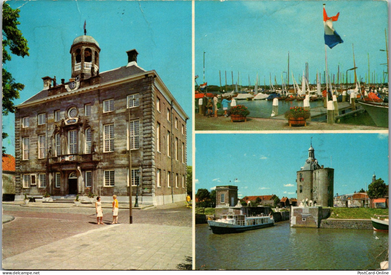 50985 - Niederlande - Enkhuizen , Mehrbildkarte - Gelaufen  - Enkhuizen