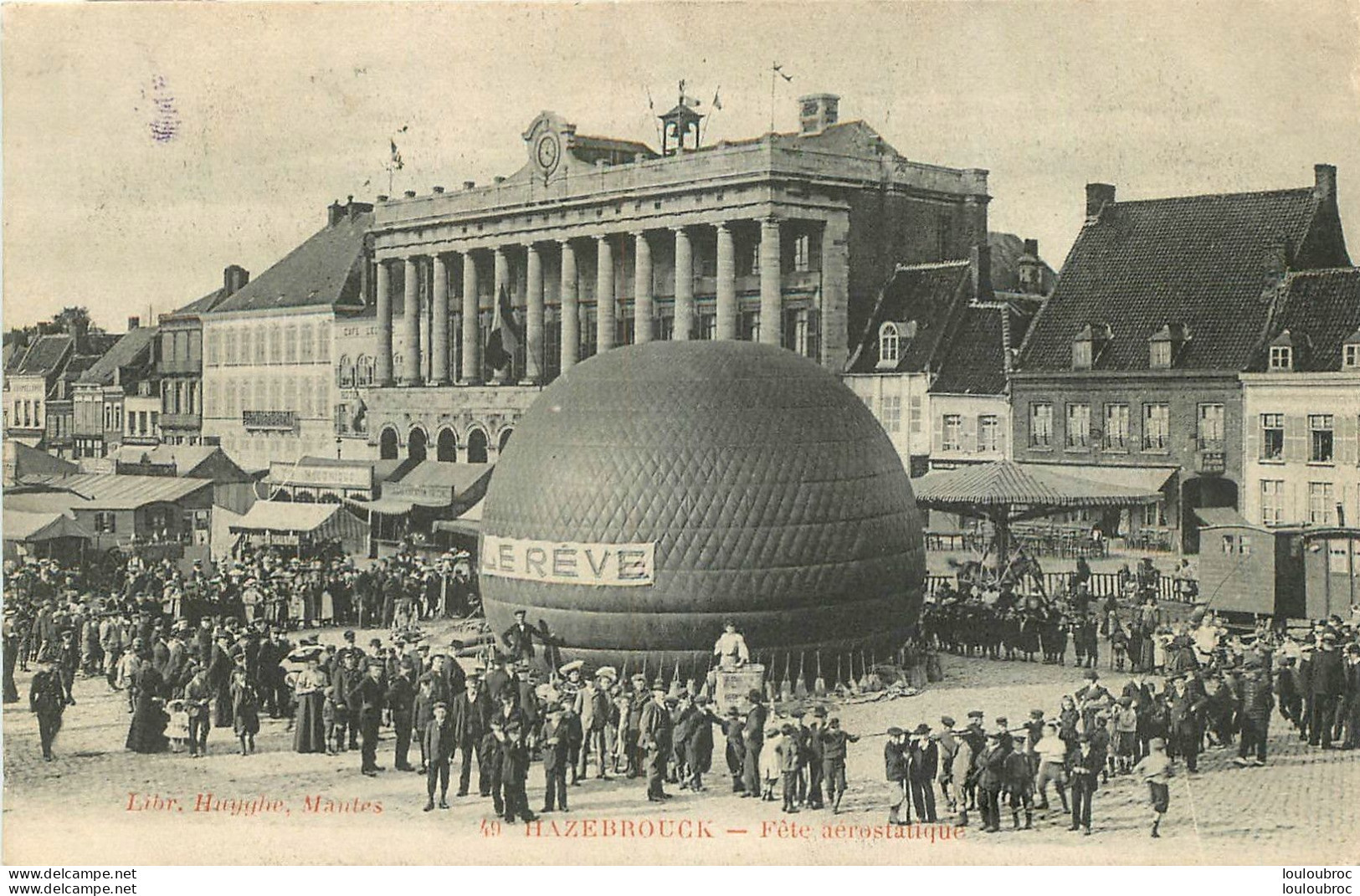 HAZEBROUCK FETE AEROSTATIQUE BALLON EN GONFLEMENT R1 - Hazebrouck