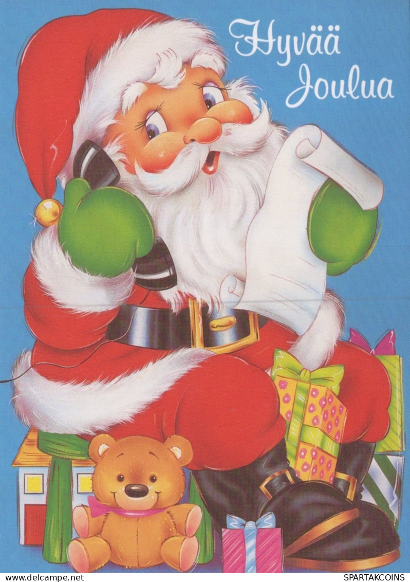 SANTA CLAUS CHRISTMAS Holidays Vintage Postcard CPSM #PAK689.A - Santa Claus