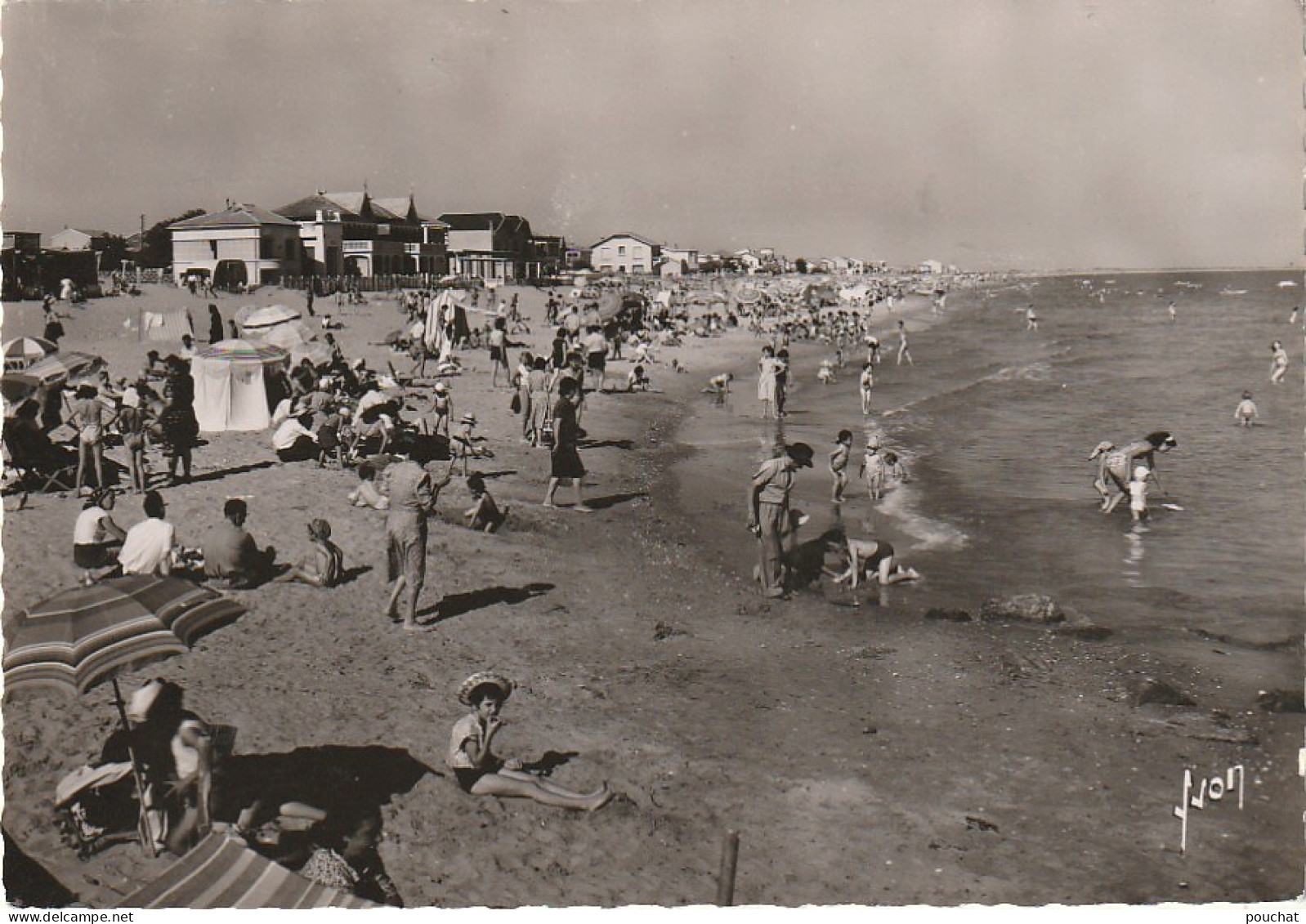 DE 6 -(34) CARNON PLAGE  - LA PLAGE , RIVE GAUCHE -  ESTIVANTS , BAIGNEURS - VILLAS  - 2 SCANS - Sonstige & Ohne Zuordnung