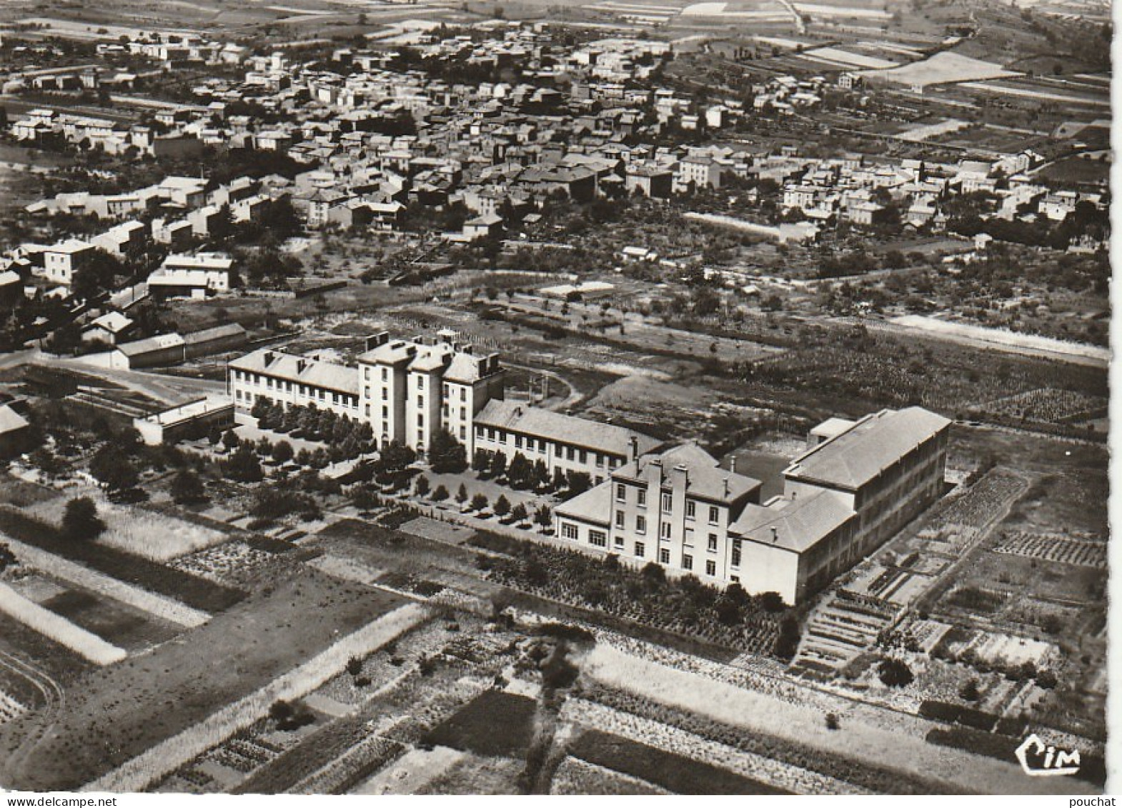 EP 4 -(43) STE FLORINE  - VUE GENERALE AERIENNE - GROUPE SCOLAIRE ET CENTRE PROFESSIONNEL   -  2 SCANS - Sonstige & Ohne Zuordnung