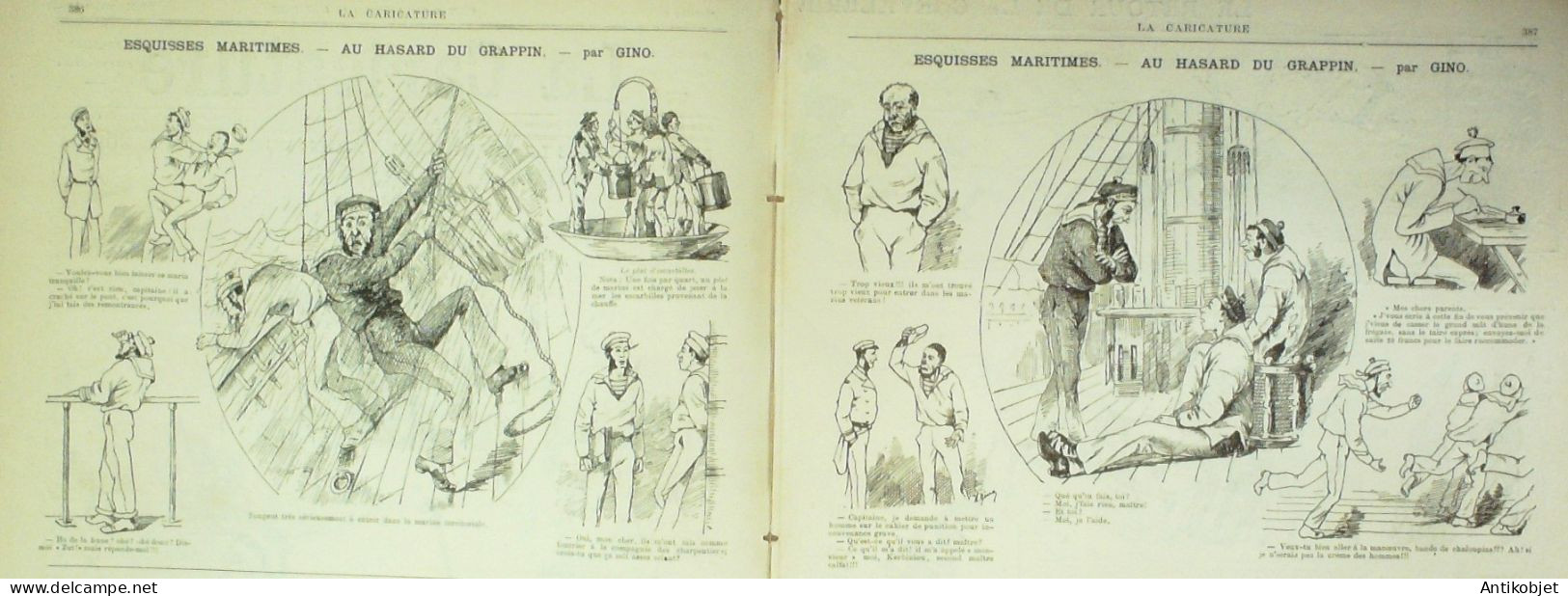 La Caricature 1884 N°257 Chevaliers De Duel Robida Sorel Trock Gino - Zeitschriften - Vor 1900