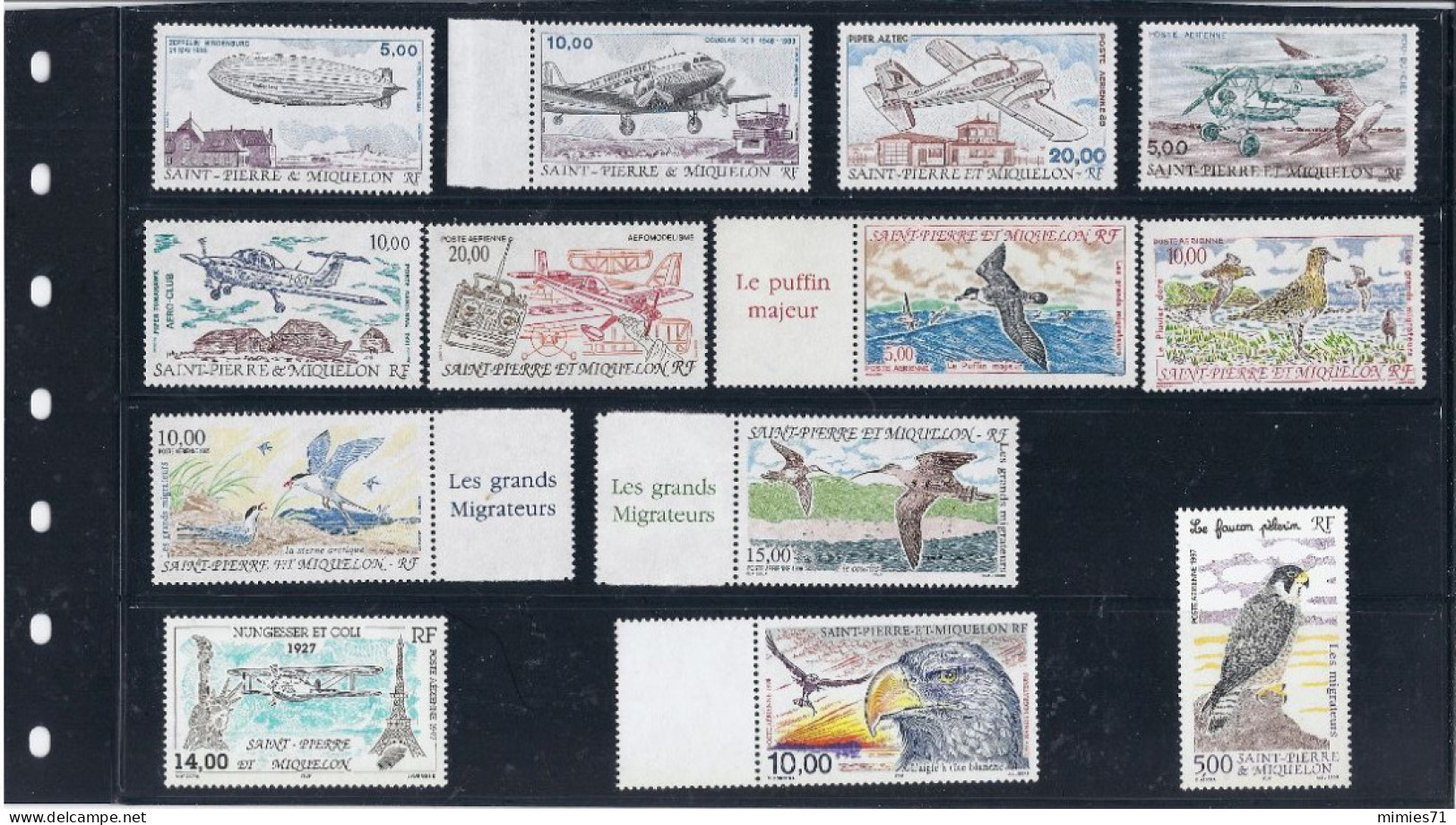 POSTE AERIENS NEUFS ** N° 66 A 88   23 Timbres - Nuevos