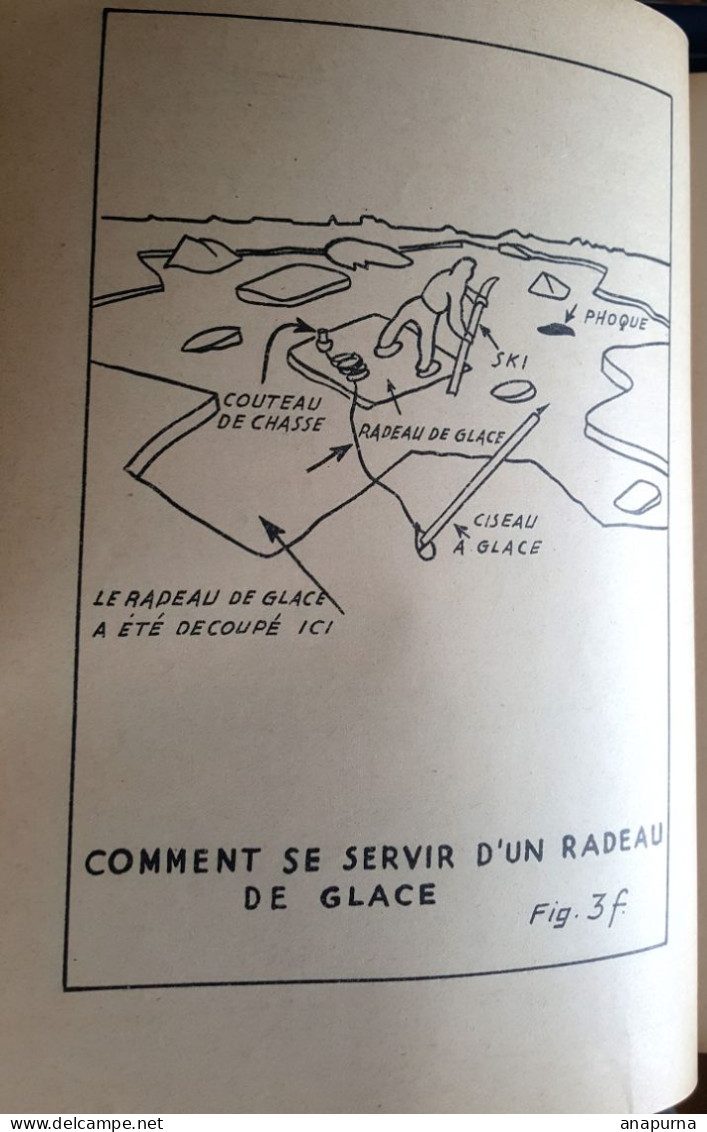 Exceptionnel, Paul Emile Victor, EPF, 79 Pages 1949, Techniques De Survie, Dessins De PEV, - ...-1955 Préphilatélie