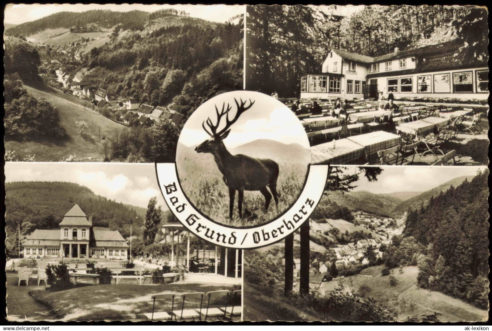 Ansichtskarte Bad Grund (Harz) Mehrbildkarte U.a. Mit IBERGER KAFFEEHAUS 1960 - Bad Grund