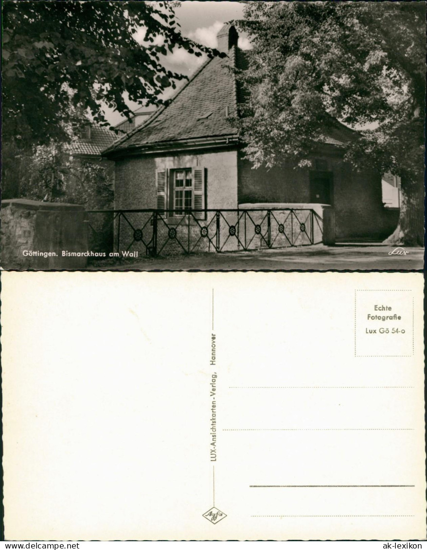 Ansichtskarte Göttingen Bismarckhaus Am Wall 1964 - Goettingen