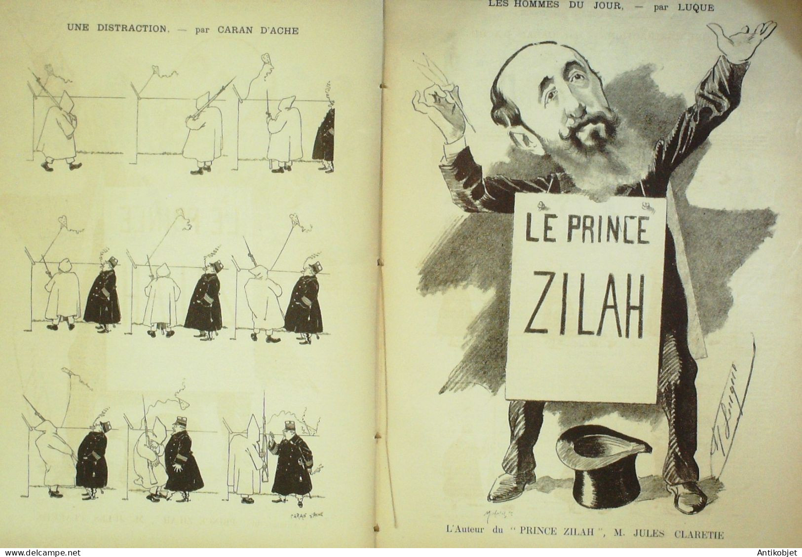 La Caricature 1885 N°271 Soirées Officielles Draner Claretie Par Luque Trock Caran D'Ache - Zeitschriften - Vor 1900