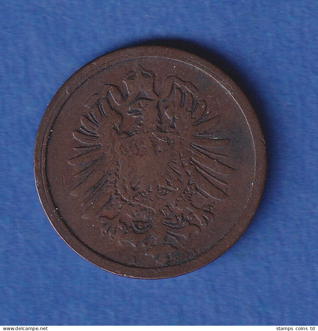 Deutsches Reich Kursmünze 2 Pfennig 1877 A Ss - Otros & Sin Clasificación