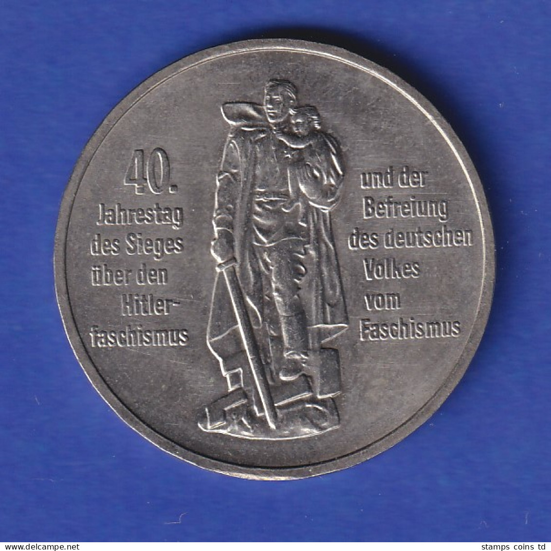 DDR 10 Mark Gedenkmünze 1985 Sowjetisches Ehrenmal, Stempelglanz Stg  - Andere & Zonder Classificatie