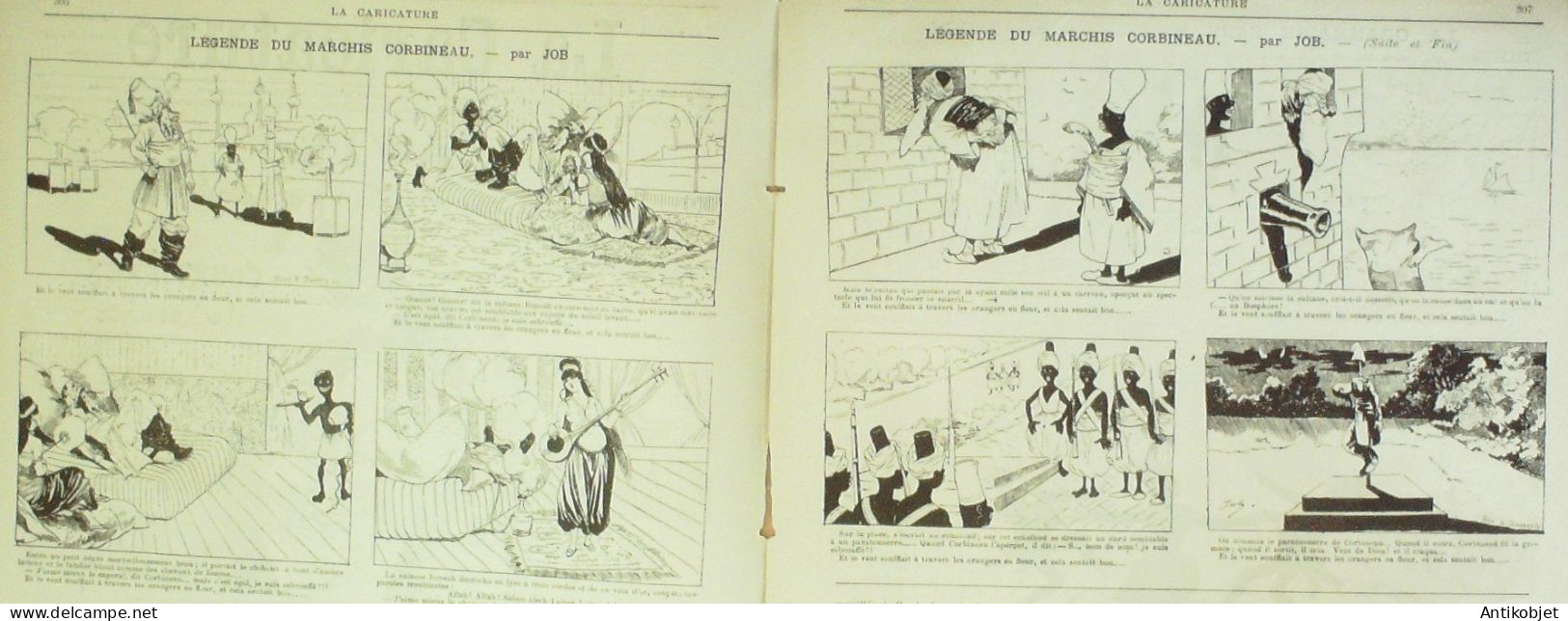 La Caricature 1885 N°300 Agence De Courtières, électorales Robida Corbineau Job Trock - Zeitschriften - Vor 1900