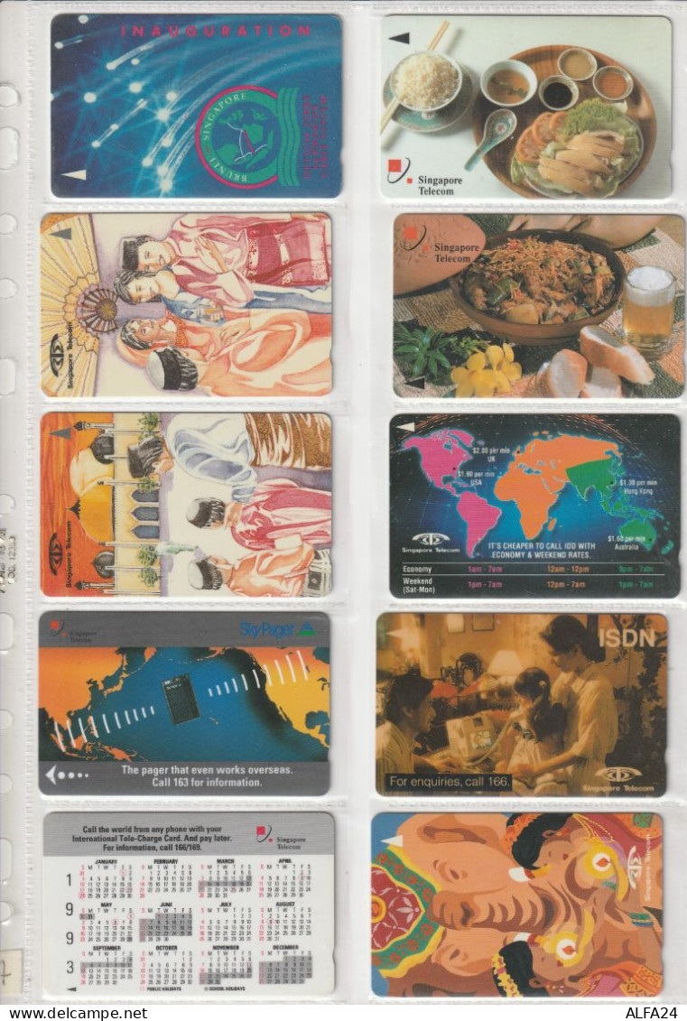 10 PHONE CARD SINGAPORE  (CZ1803 - Singapour