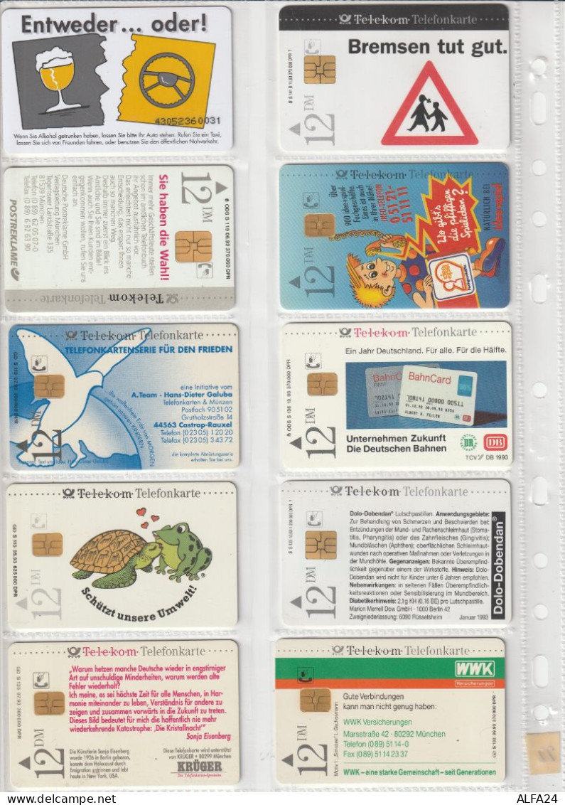 10 PHONE CARD GERMANIA  (CZ1798 - Autres & Non Classés