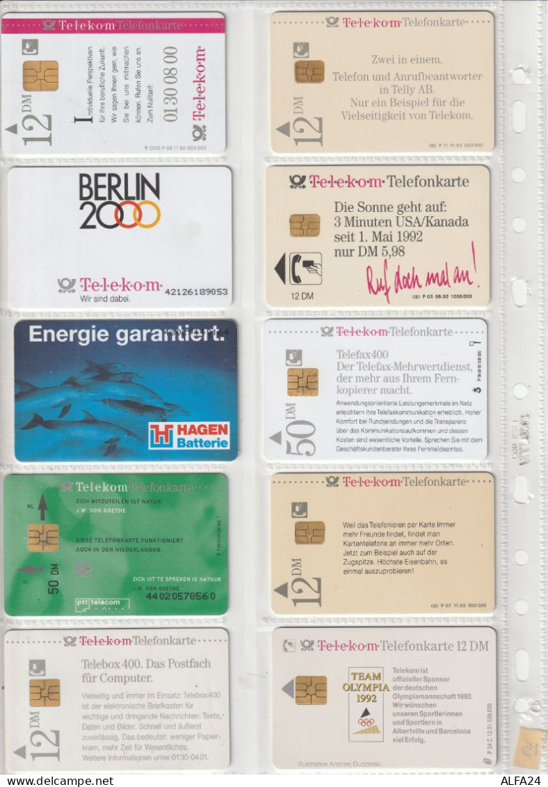 10 PHONE CARD GERMANIA  (CZ1791 - Autres & Non Classés