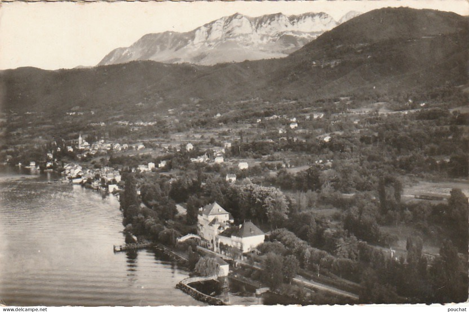 IN 24 -(74) LUGRIN  - VUE GENERALE AERIENNE ET LES MEMISES  -  2 SCANS - Lugrin