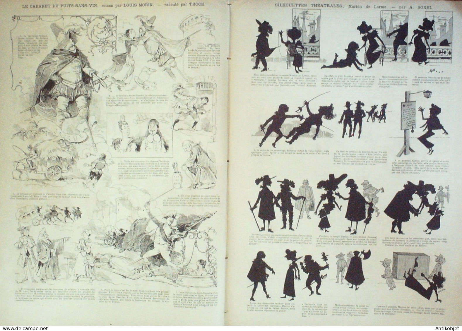 La Caricature 1886 N°317 Engagés Conditionnels Caran D'Ache Cabaret Puist-sans-vin Moron Trock Lorme Sorel - Zeitschriften - Vor 1900
