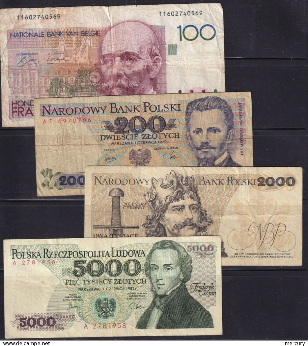 Lot De 7 Billets Européen - 2 Scans - Autres - Europe