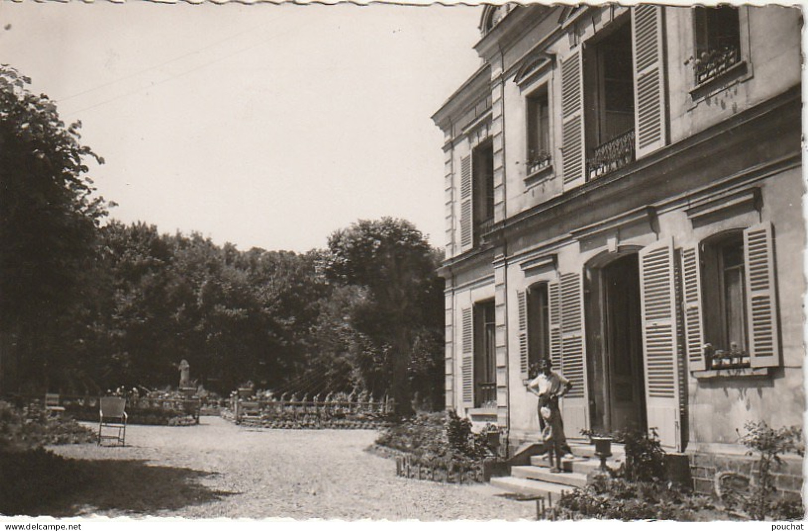 LE 24-(91) MONTGERON - LA MAISON DE SANTE ET SES JARDINS - 2 SCANS  - Montgeron