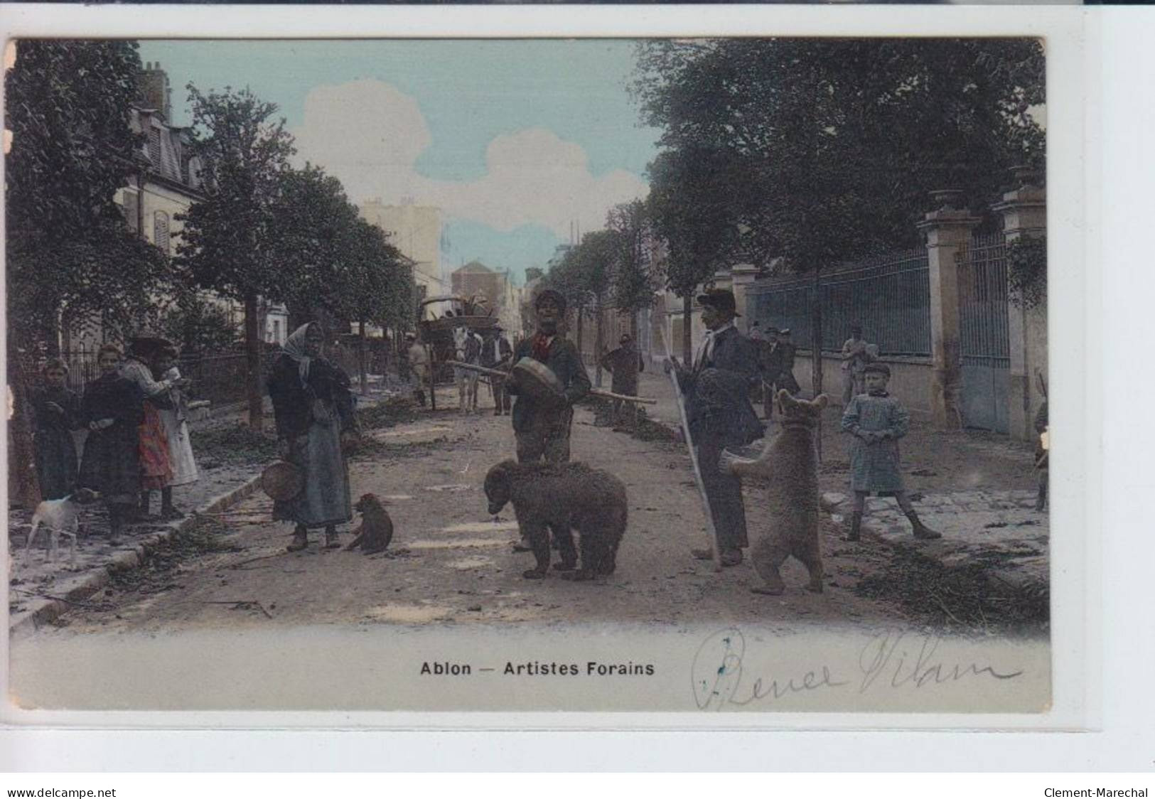 ABLON: Artistes Forains, Montreurs D'ours - Très Bon état - Ablon Sur Seine