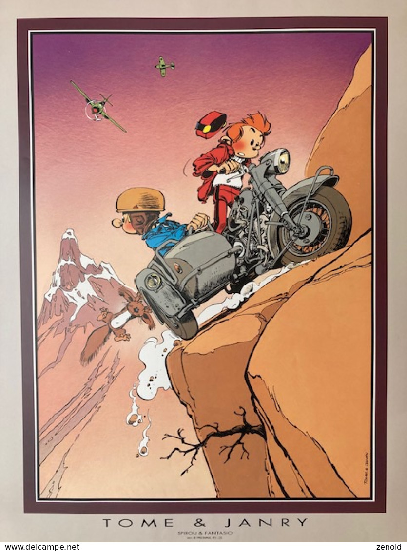 Affiche Spirou Et Fantasio - Tome Et Janry 1994 - Spirou Et Fantasio