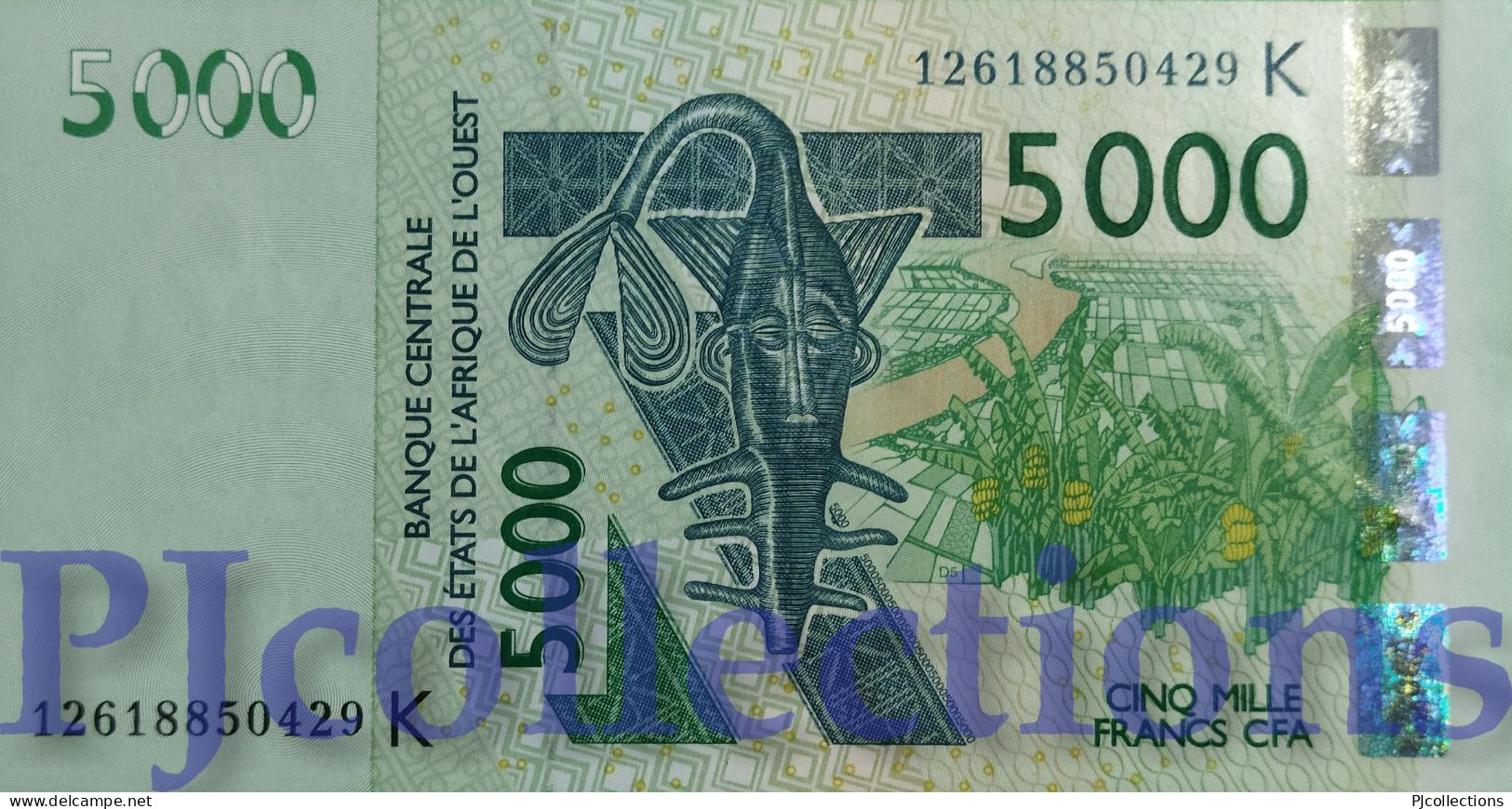 WEST AFRICAN STATES 5000 FRANCS 2012 PICK 717Ki UNC - Stati Dell'Africa Occidentale