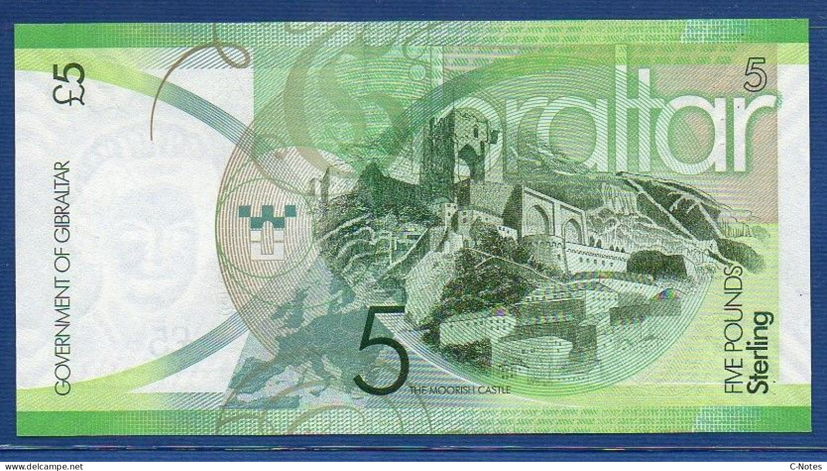 GIBRALTAR - P.35 – 5 Pounds 2011 UNC, S/n A/AA 402224 - Gibraltar