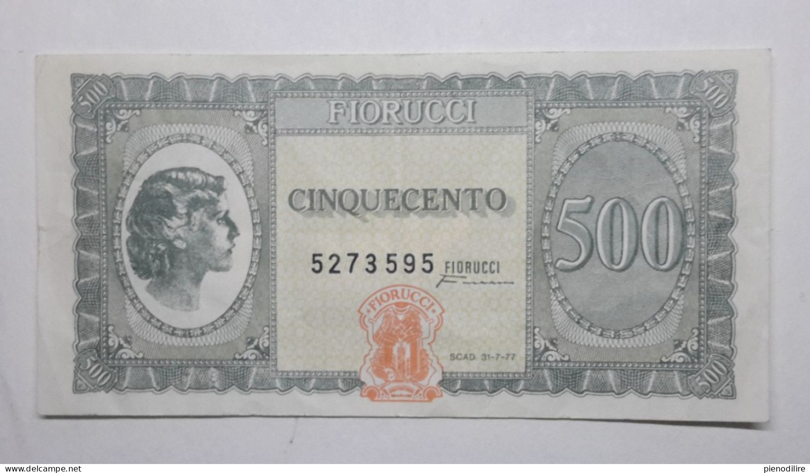 BANCONOTA BUONO D' ACQUISTO DA 500 LIRE FIORUCCI (A.9) - [10] Cheques En Mini-cheques